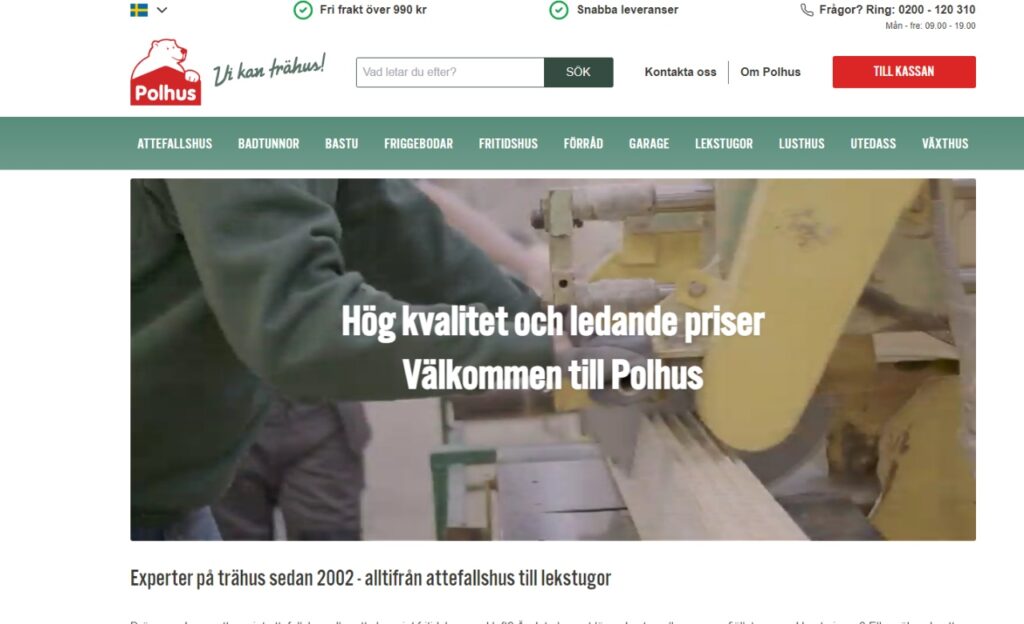 Polhus - Svensk kvalitet och design